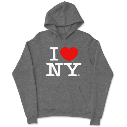 I Love NY Kids Hoodie Sweatshirt Officially Licensed (Youth, Turquoise) - NYC Factory