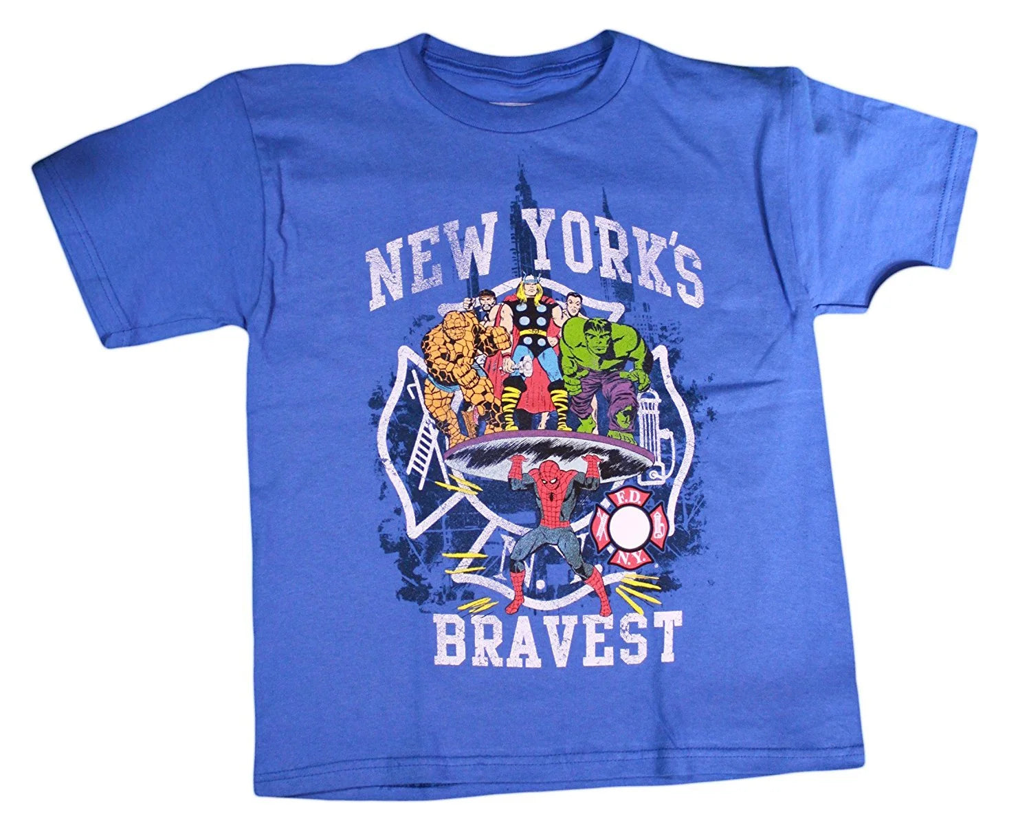 FDNY Marvel Kids Limited Edition Licensed T-Shirt (Youth Large)
