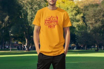 MLK Day Tee To Ignore Evil Is To Become Accomplice To It Quote T-Shirt