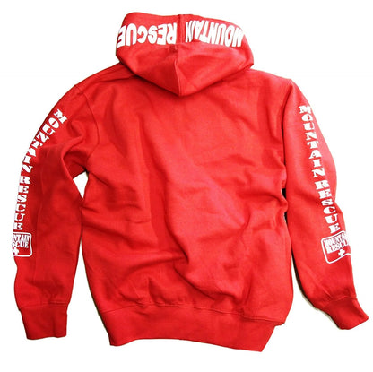 Mountain Rescue Hoodie Sweatshirt Red 2xl