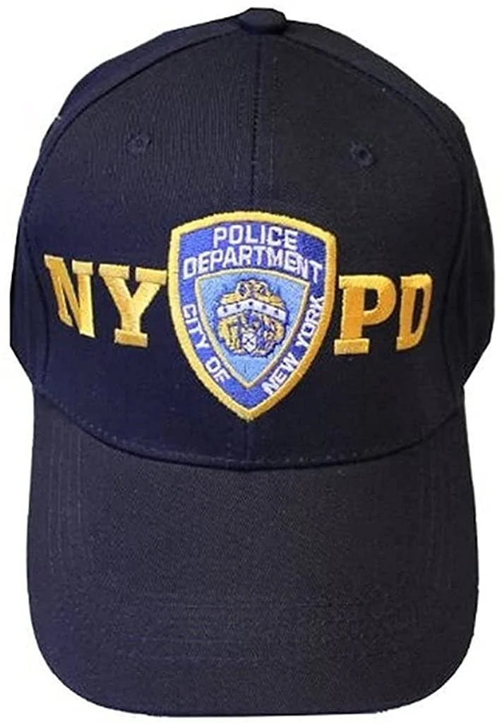 Men's NYPD Baseball Hats (Bestseller, Navy / Gold)