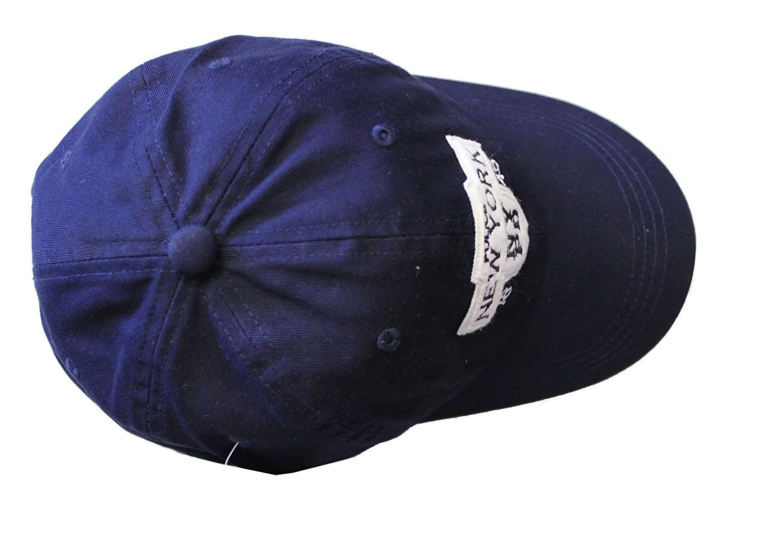Men's NYPD Baseball Hats / All Styles / Officially Licensed Caps (Black & White, Distressed) - NYC Factory
