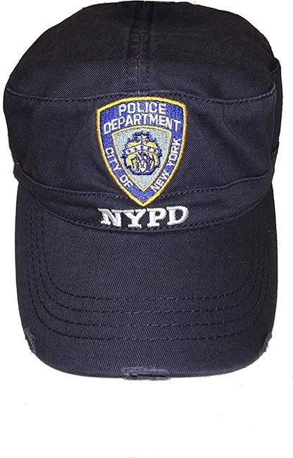 Men's NYPD Baseball Hats (Light Blue, 3d Letters) - NYC Factory