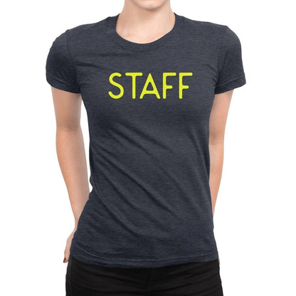 NYC FACTORY Staff T-Shirt Ladies Screen Printed Tee Front & Back Design Event Shirt - NYC Factory
