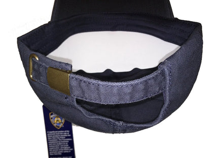 NYPD Baseball Hat New York Police Department Big Gold Distressed Navy Blue - NYC Factory