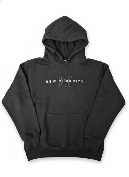 New York City Hoodie Embroidered Logo Adult Unisex Sweatshirt - NYC Factory