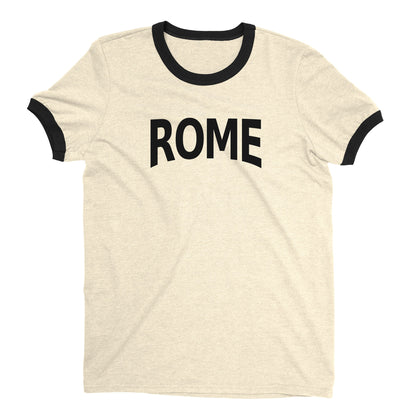 Rome Ringer Tee — Natural