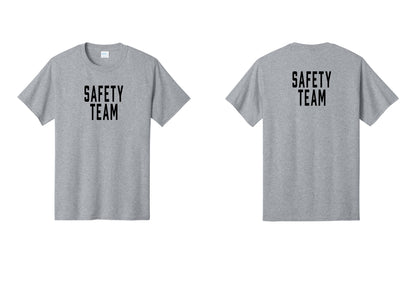 NYC Factory Safety Team T-Shirt for Events, Venues & Volunteers (Classic) - Front + Back - Athletic Heather