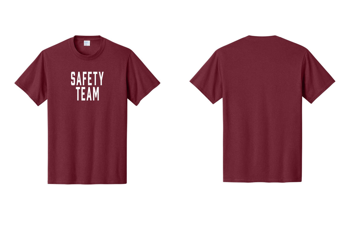 NYC Factory Safety Team T-Shirt for Events, Venues & Volunteers (Classic) - Front Only - Cardinal