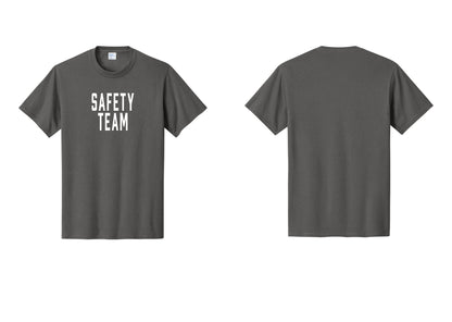 NYC Factory Safety Team T-Shirt for Events, Venues & Volunteers (Classic) - Front Only - Charcoal