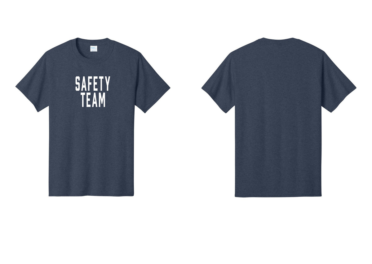 NYC Factory Safety Team T-Shirt for Events, Venues & Volunteers (Classic) - Front Only - Heather Navy