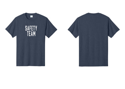 NYC Factory Safety Team T-Shirt for Events, Venues & Volunteers (Classic) - Front Only - Heather Navy