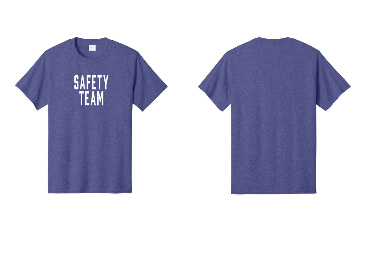 NYC Factory Safety Team T-Shirt for Events, Venues & Volunteers (Classic) - Front Only - Heather Purple