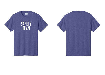 NYC Factory Safety Team T-Shirt for Events, Venues & Volunteers (Classic) - Front Only - Heather Purple