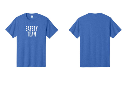 NYC Factory Safety Team T-Shirt for Events, Venues & Volunteers (Classic) - Front Only - Heather Royal