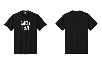 NYC Factory Safety Team T-Shirt for Events, Venues & Volunteers (Classic) - Front Only - Black