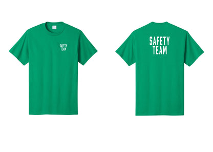 NYC Factory Safety Team T-Shirt for Events, Venues & Volunteers (Classic) - Chest + Back - Kelly