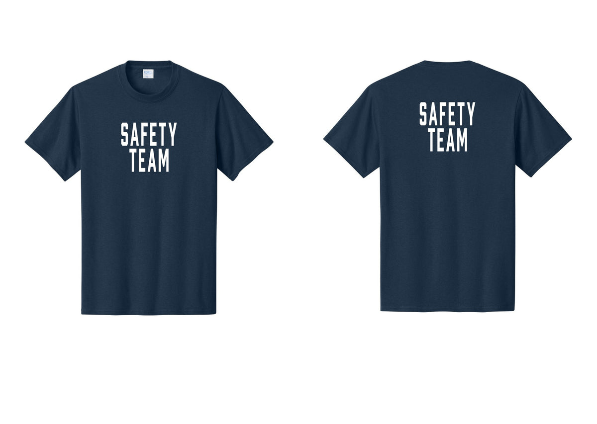NYC Factory Safety Team T-Shirt for Events, Venues & Volunteers (Classic) - Front + Back - Navy