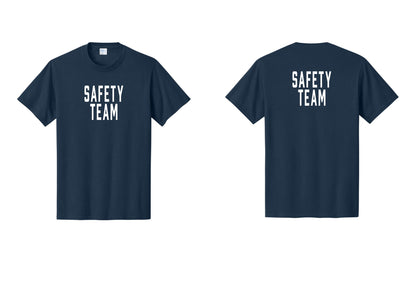 NYC Factory Safety Team T-Shirt for Events, Venues & Volunteers (Classic) - Front + Back - Navy
