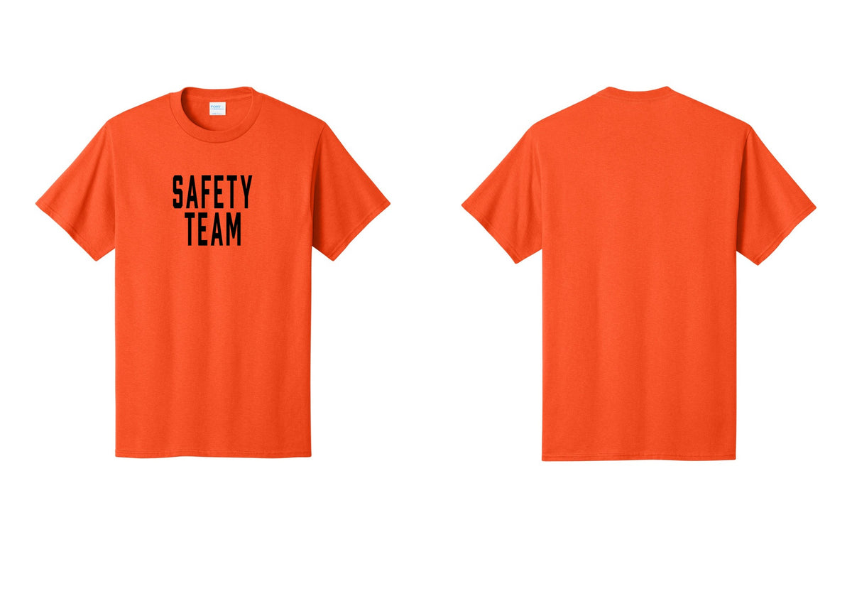 NYC Factory Safety Team T-Shirt for Events, Venues & Volunteers (Classic) - Front Only - Orange