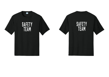 NYC Factory Safety Team Performance T-Shirt (Classic) - Front + Back - Black