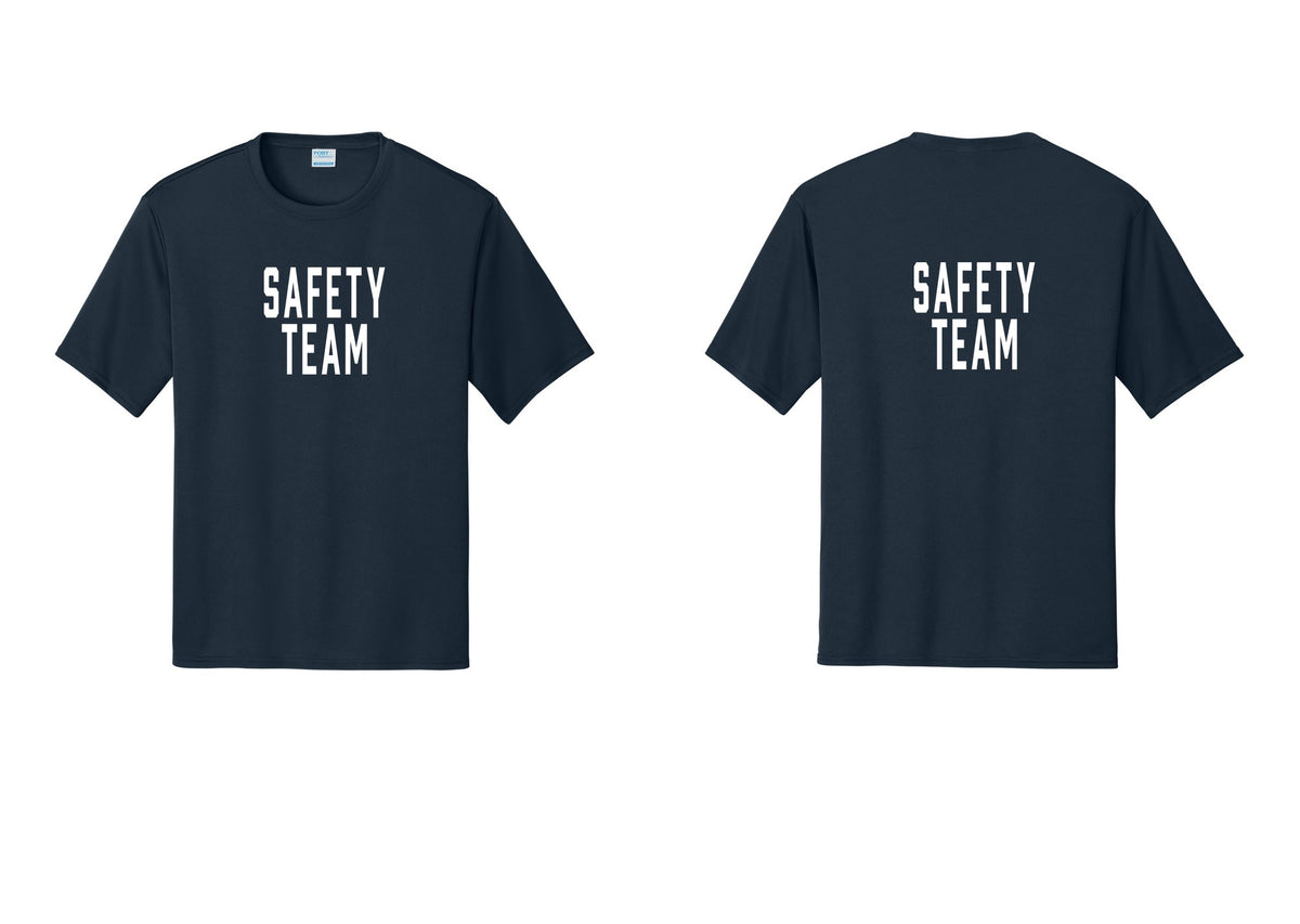 NYC Factory Safety Team Performance T-Shirt (Classic) - Front + Back - Navy