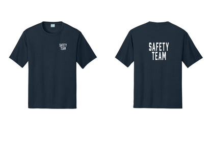 NYC Factory Safety Team Performance T-Shirt (Classic) - Chest + Back - Navy