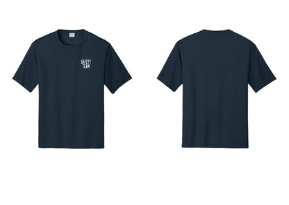 NYC Factory Safety Team Performance T-Shirt (Classic) - Chest Only - Navy