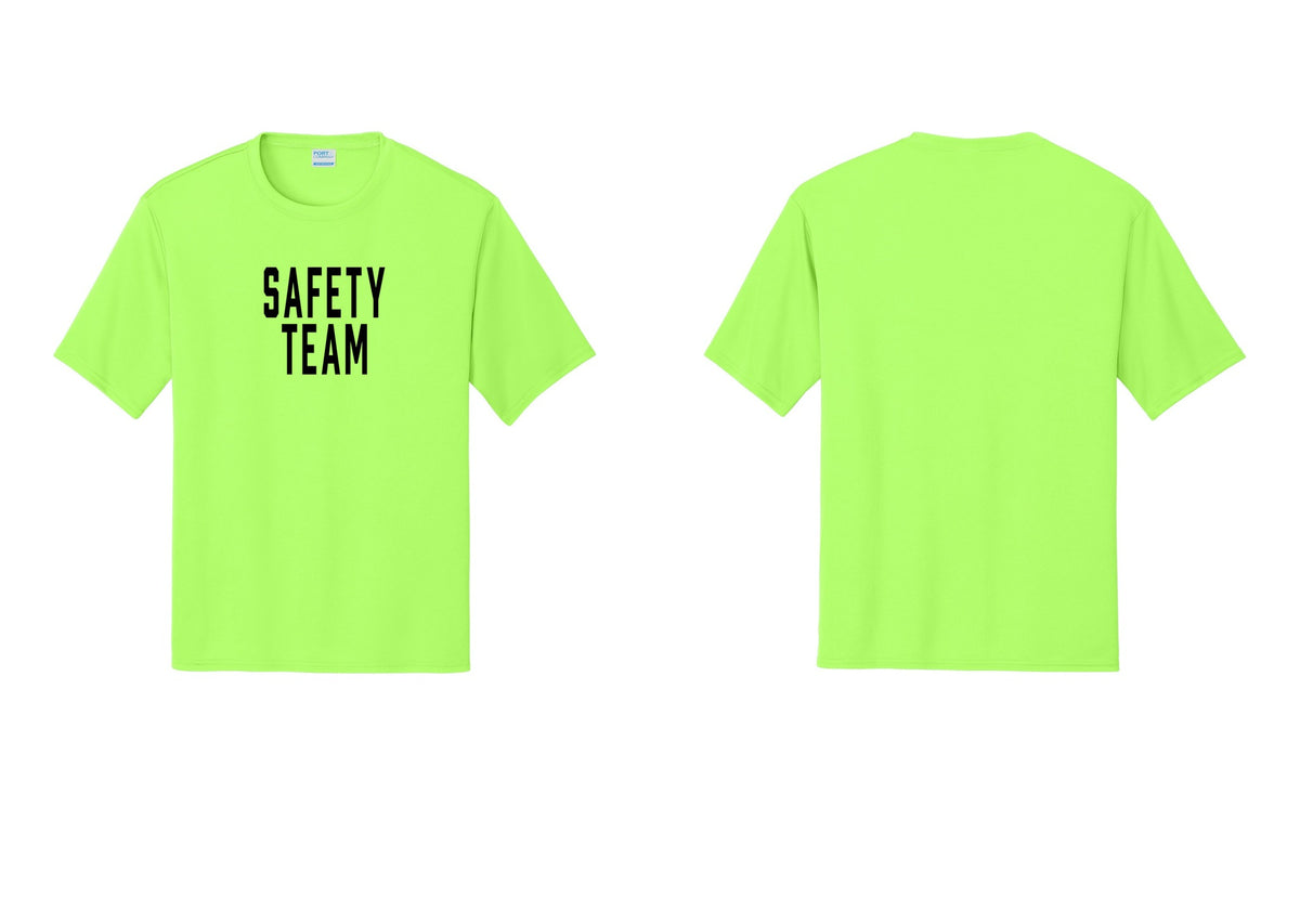 NYC Factory Safety Team Performance T-Shirt (Classic) - Front Only - Neon Green