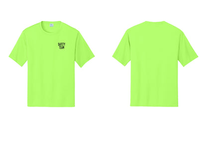 NYC Factory Safety Team Performance T-Shirt (Classic) - Chest Only - Neon Green