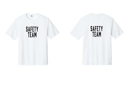 NYC Factory Safety Team Performance T-Shirt (Classic) - Front + Back - White