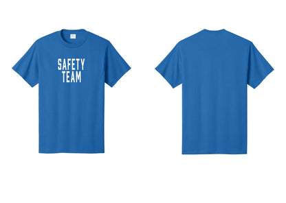 NYC Factory Safety Team T-Shirt for Events, Venues & Volunteers (Classic) - Front Only - Royal