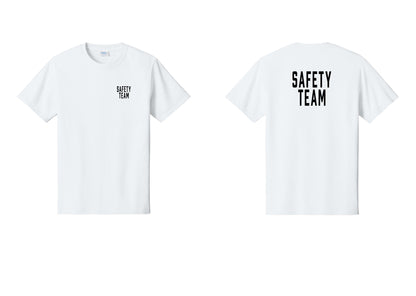 NYC Factory Safety Team T-Shirt for Events, Venues & Volunteers (Classic) - Chest + Back - White