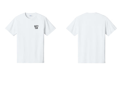 NYC Factory Safety Team T-Shirt for Events, Venues & Volunteers (Classic) - Chest Only - White