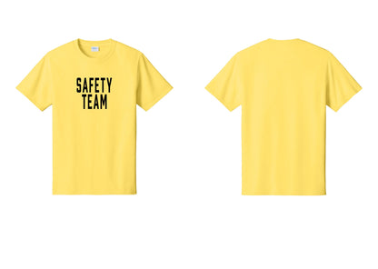 NYC Factory Safety Team T-Shirt for Events, Venues & Volunteers (Classic) - Front Only - Yellow
