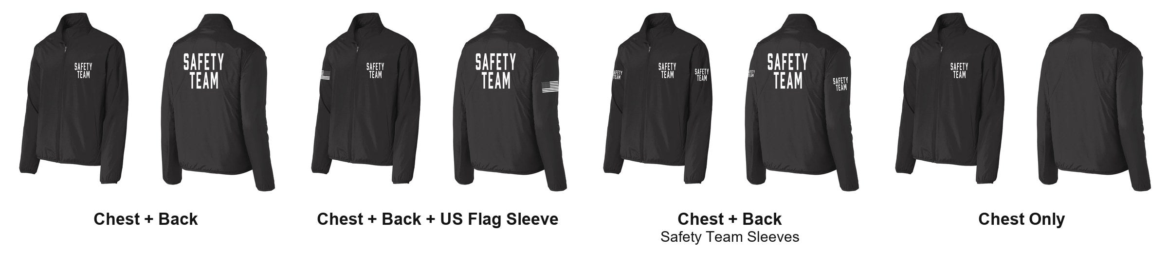SAFETY TEAM print layouts