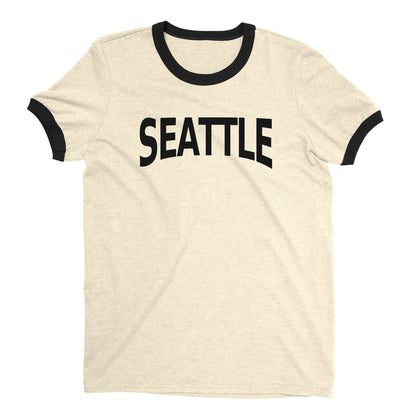 Seattle Ringer Tee — Natural