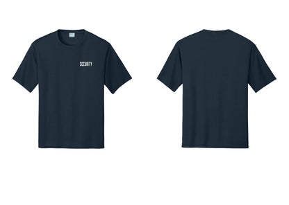 NYC Factory Security Performance T-Shirt (Classic) - Chest Only - Navy