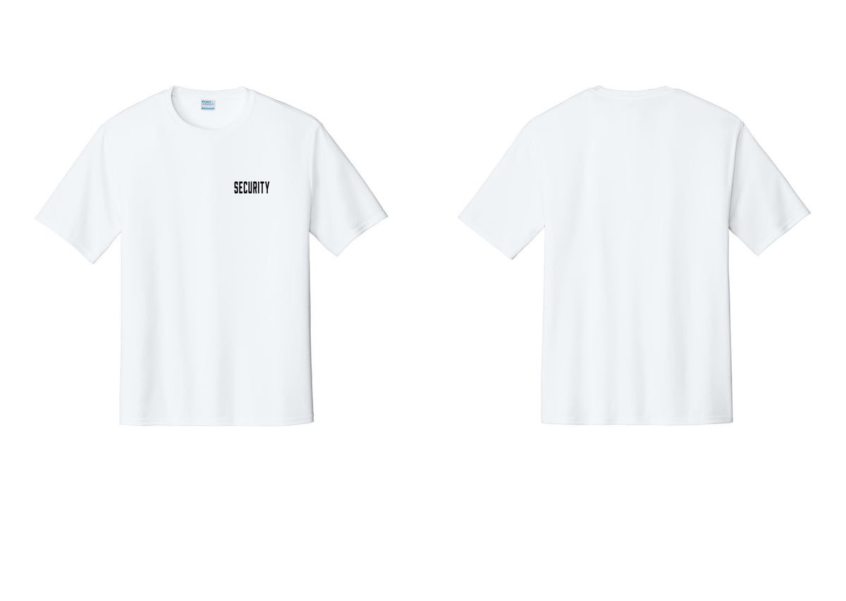 NYC Factory Security Performance T-Shirt (Classic) - Chest Only - White