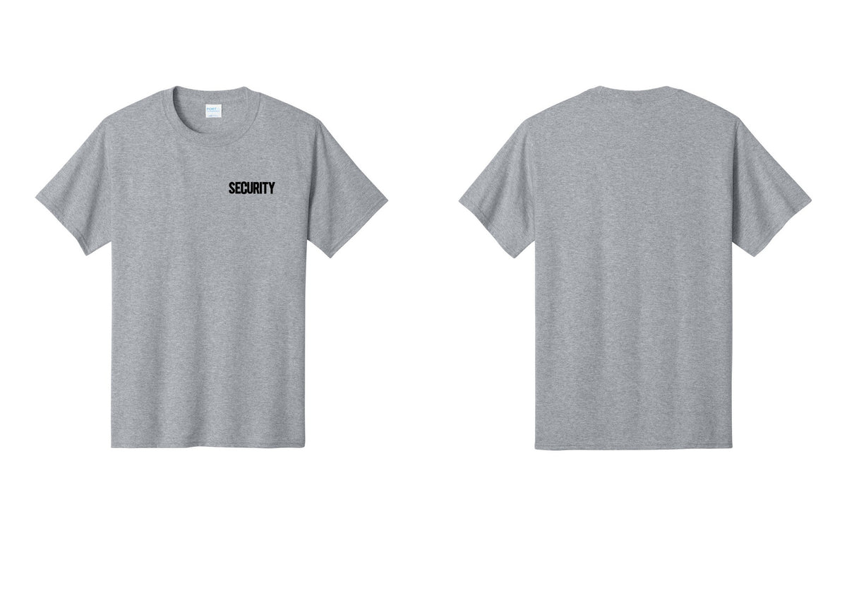 NYC Factory Men's Security Cotton T-Shirt - Chest Only - Athletic Heather
