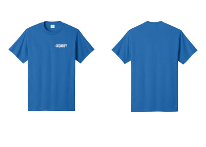 NYC Factory Men's Security Cotton T-Shirt - Chest Only - Royal