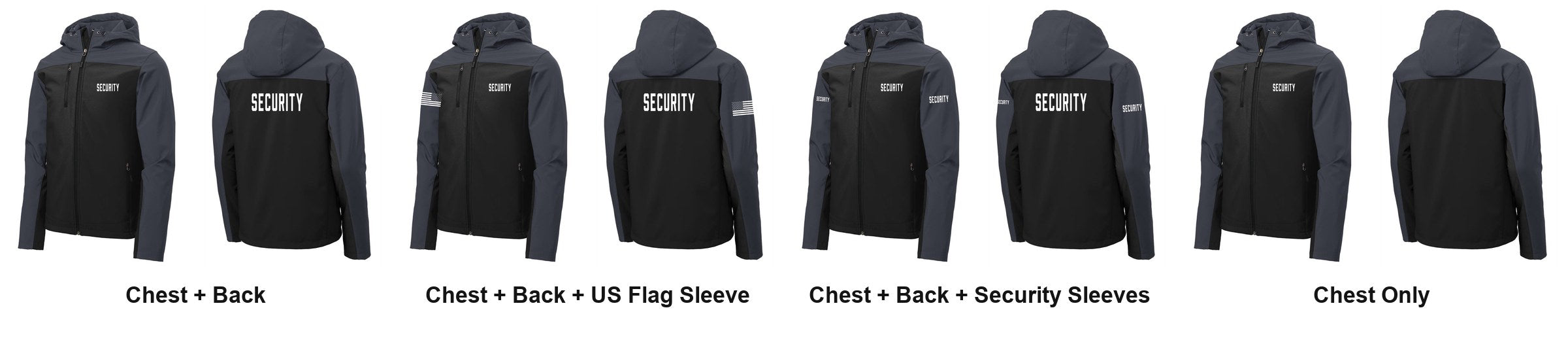 SECURITY t-shirt print layouts