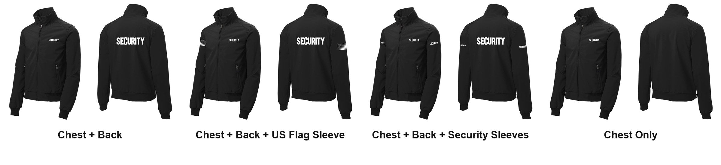 SECURITY t-shirt print layouts