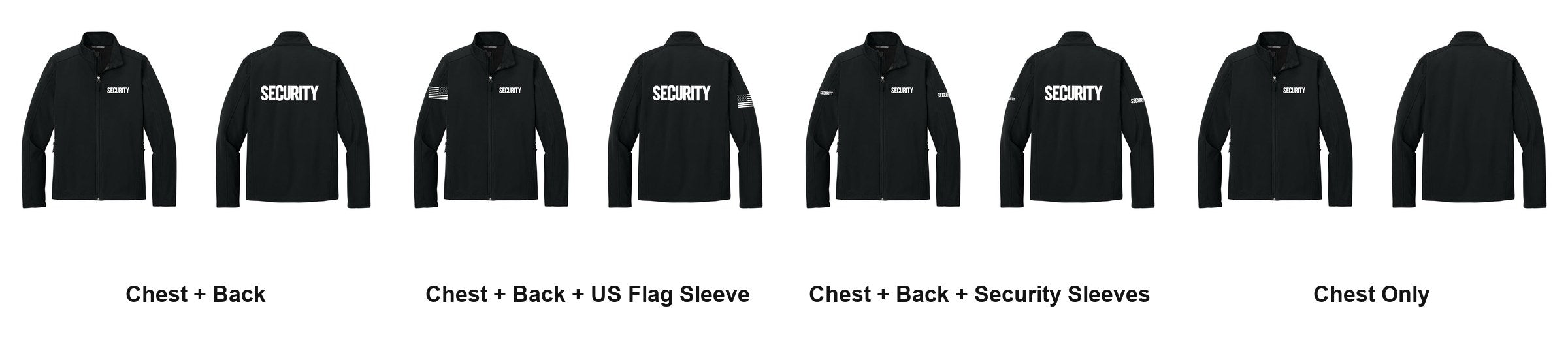 SECURITY t-shirt print layouts