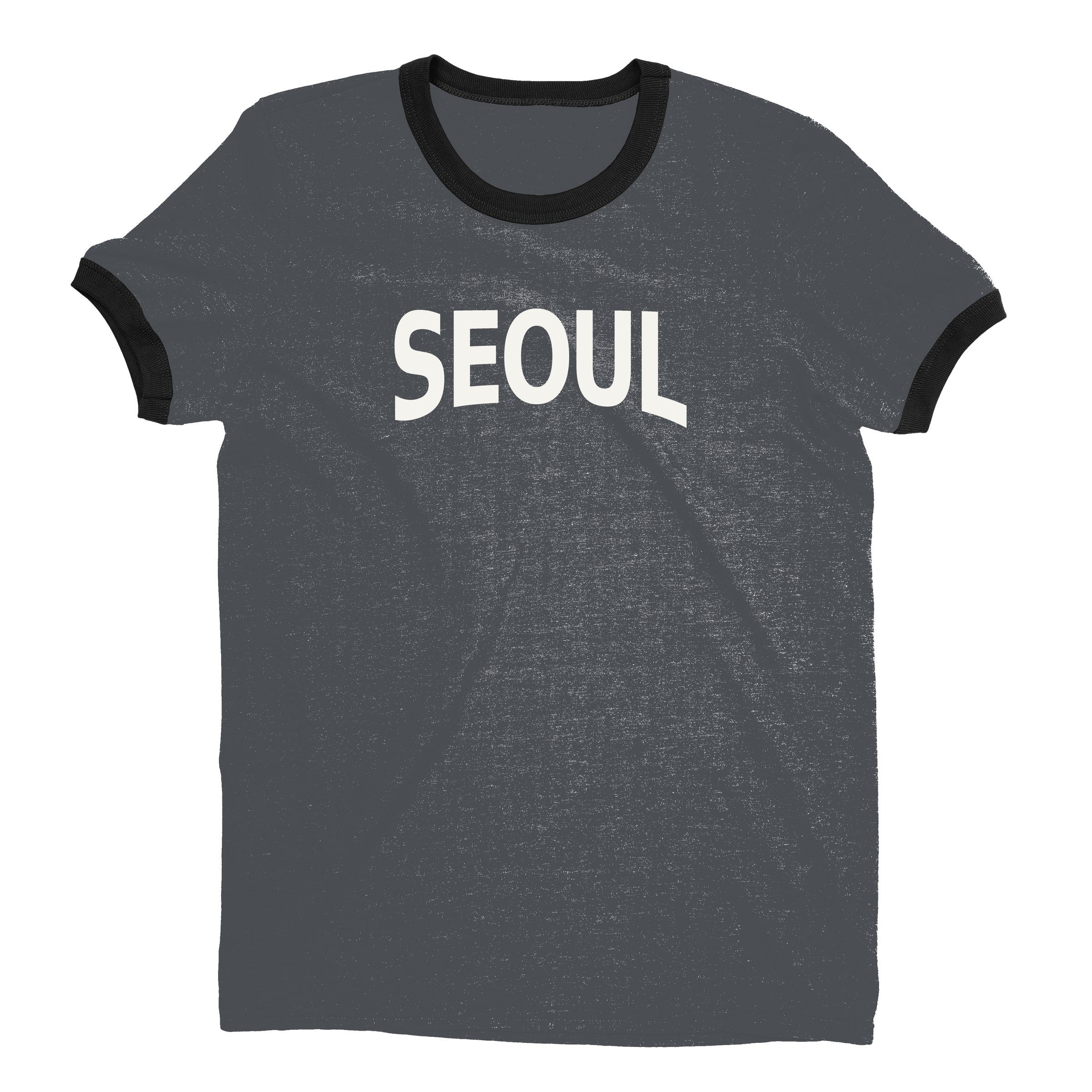 Seoul Ringer Tee — Dark Heather