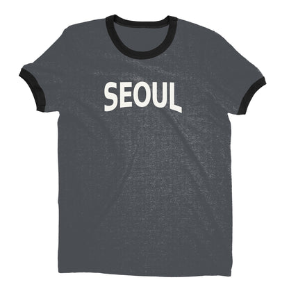 Seoul Ringer Tee — Dark Heather