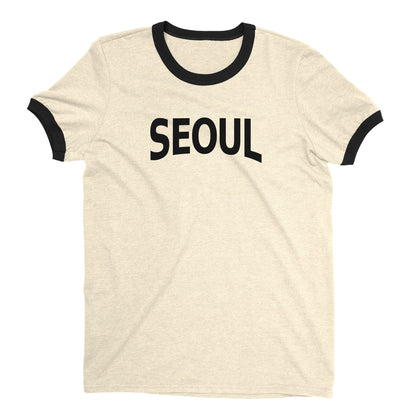 Seoul Ringer Tee — Natural