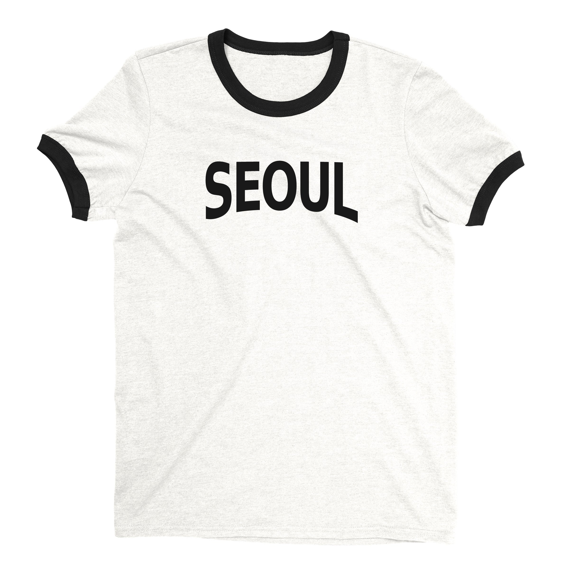 Seoul Ringer Tee — White