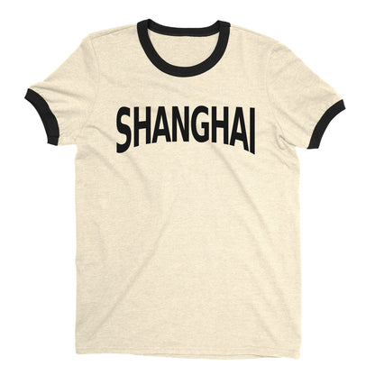 Shanghai Ringer Tee — Natural