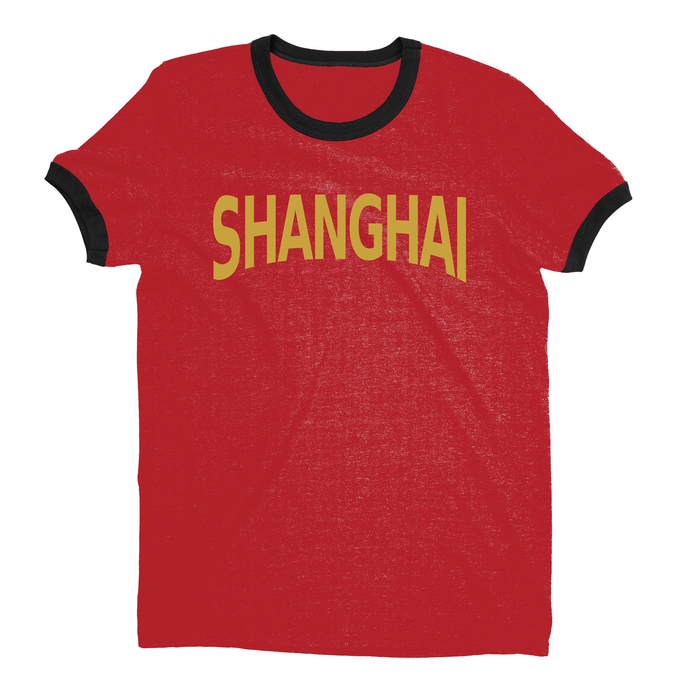 Shanghai Ringer Tee — Red